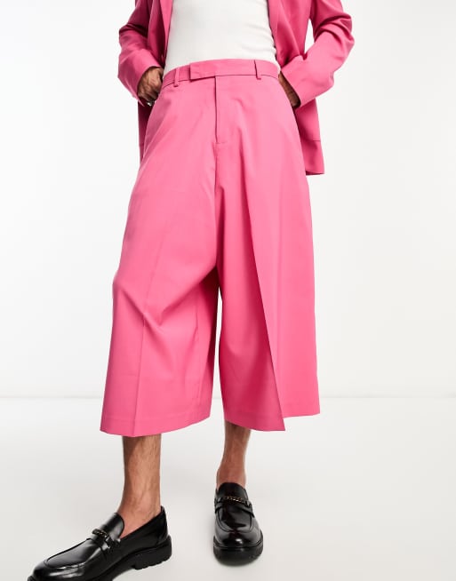 Jupe culotte rose deals