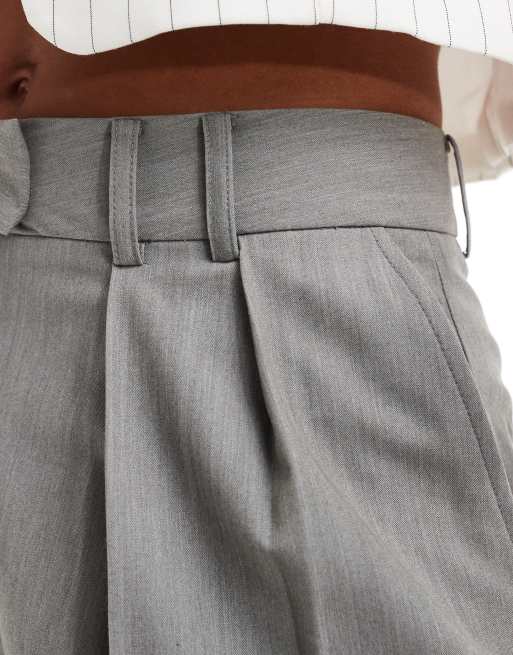 ASOS DESIGN - Pantalon large à pinces - Gris, 2 de 5