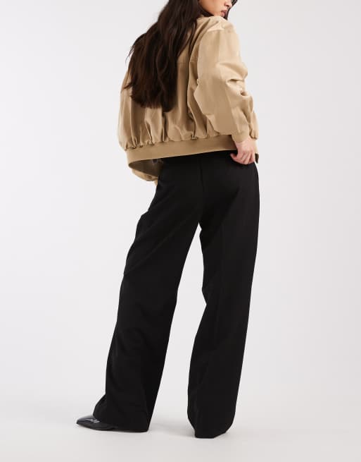ASOS DESIGN - Pantalon large à pinces - Noir, 3 de 5