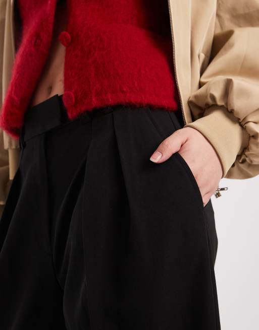 ASOS DESIGN - Pantalon large à pinces - Noir, 5 de 5