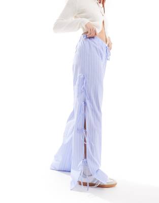 Pantalon Large Femme Fendu Sur Les Côtés – Taille Haute – 100% Polyester – Pour Yoga, Détente, Plage – Coupe Baggy Confortable - 11