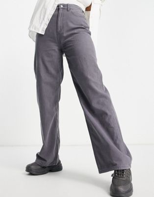 ASOS DESIGN - Pantalon large coupe dad - Gris délavé | ASOS