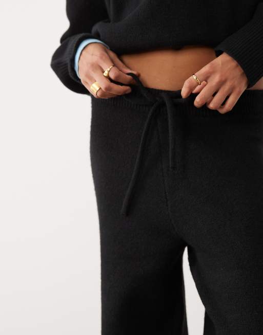 ASOS DESIGN - Pantalon large d'ensemble - Noir, 3 de 5