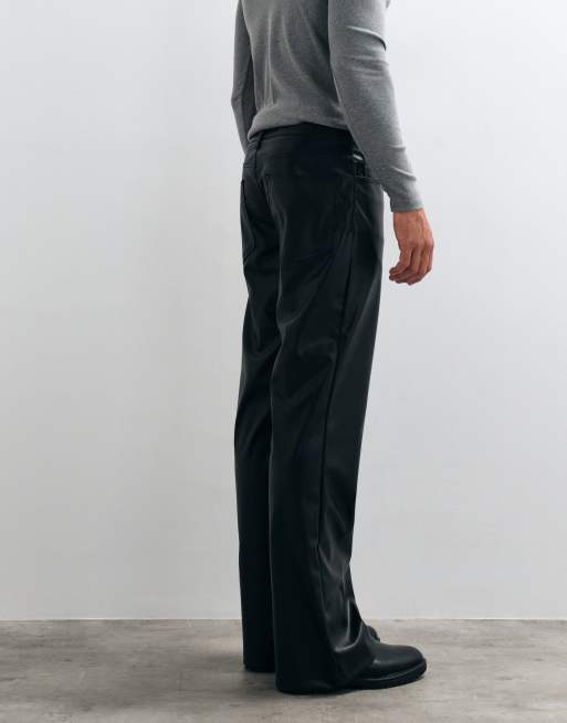 ASOS DESIGN pantalon large évasé noir, 5 de 10