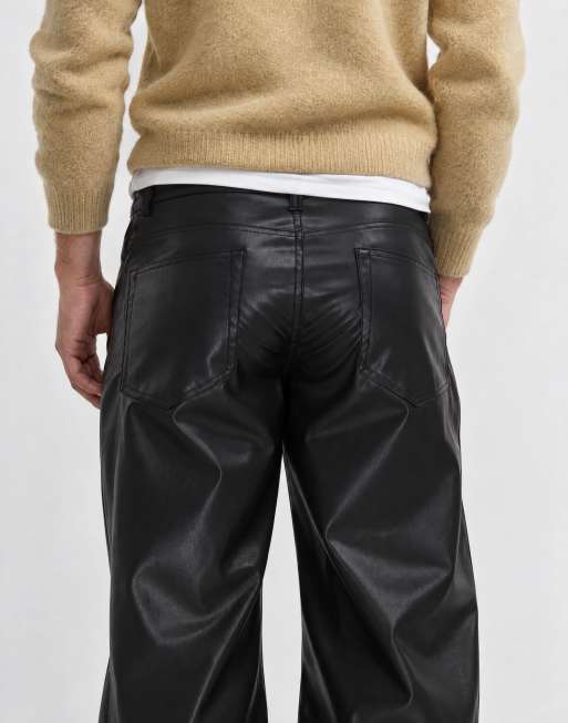 ASOS DESIGN pantalon large évasé noir, 6 de 10