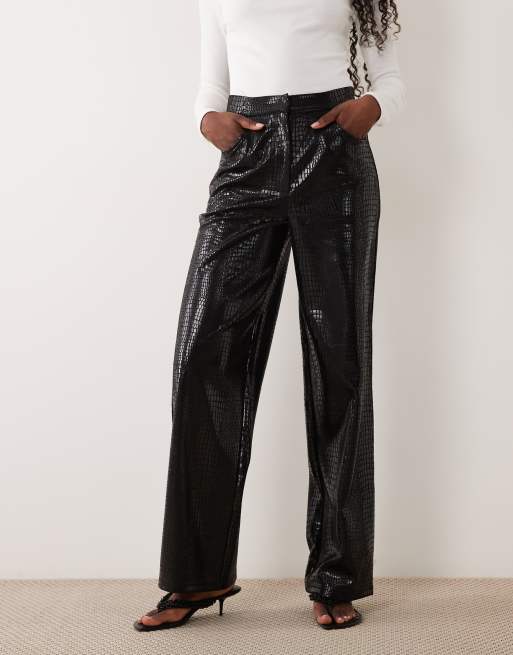 ASOS DESIGN pantalon large noir, 3 de 5