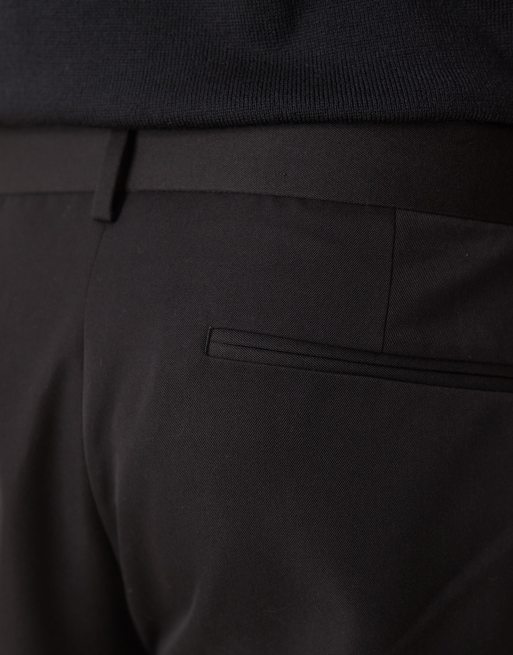 ASOS DESIGN - Pantalon de costume ample - Noir