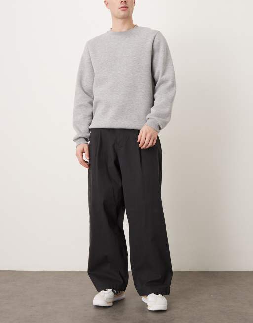 ASOS DESIGN - Pantalon oversize coupe baggy à pinces - Noir, 2 de 5