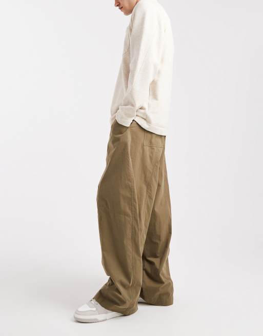 ASOS DESIGN - Pantalon oversize coupe baggy - Kaki, 4 de 5