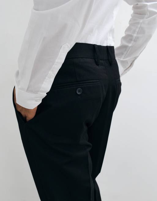 ASOS DESIGN pantalon slim ajusté noir, 4 de 5
