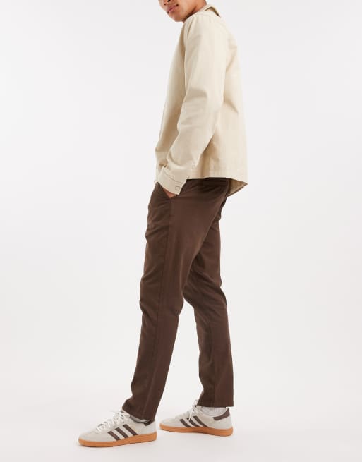ASOS DESIGN - Pantalon slim en tissu ripstop - Marron, 3 de 5