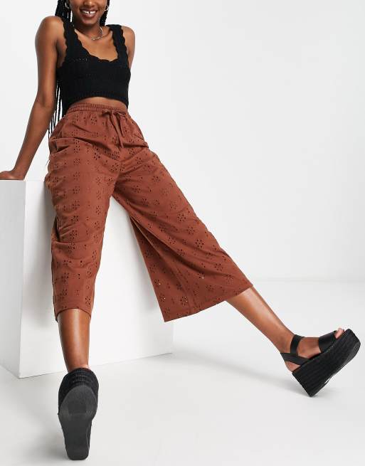 Jupe shop culotte marron