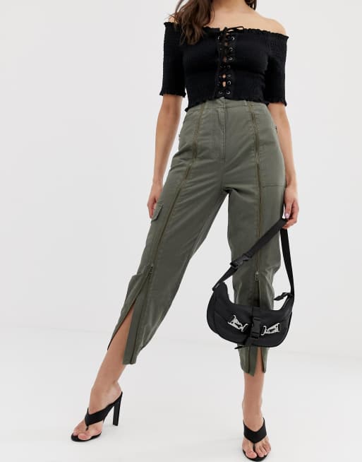 Pantalon taille hotsell haute militaire