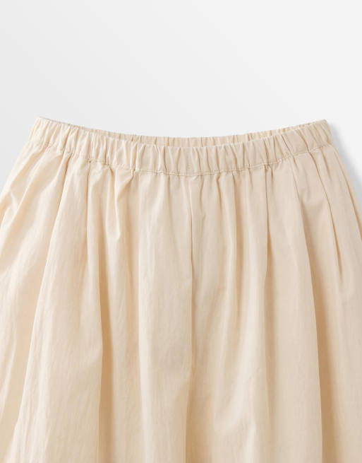 ASOS DESIGN pantalon très large en coton et nylon crème, 8 de 9