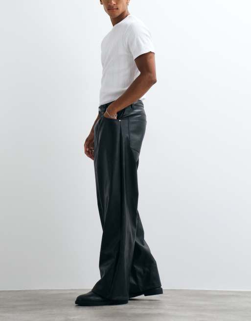 ASOS DESIGN pantalon ultra ample noir, 4 de 6