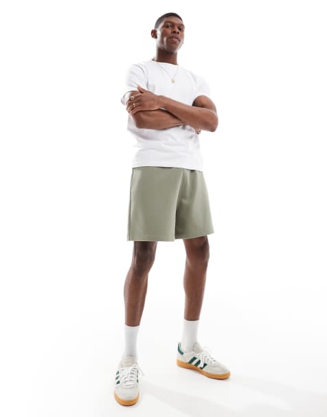 ASOS DESIGN - Pantaloncini basic oversize kaki chiaro - view 1