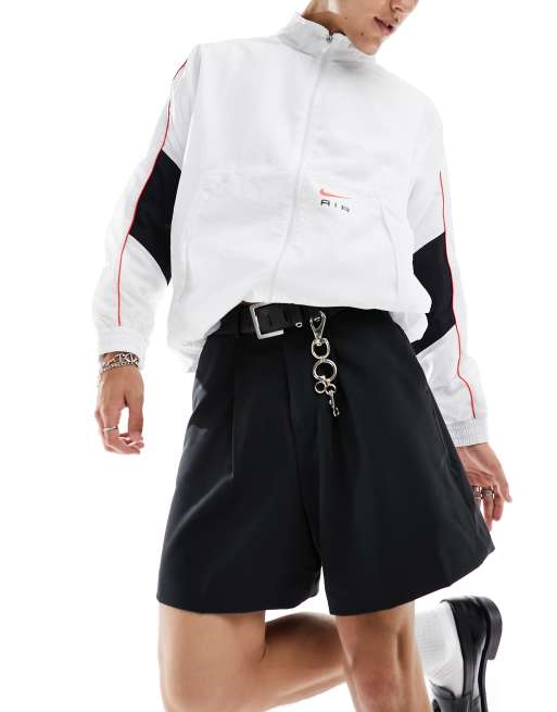 ASOS DESIGN - Pantaloncini bermuda neri eleganti taglio corto