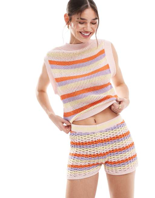 Pantaloncini in maglia discount