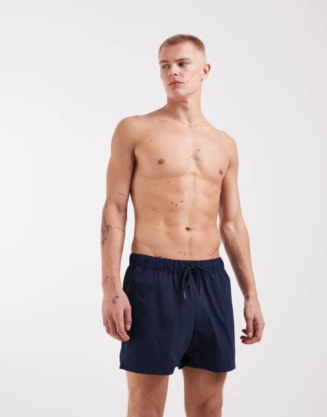 ASOS DESIGN - Pantaloncini da bagno blu navy corti - view 1
