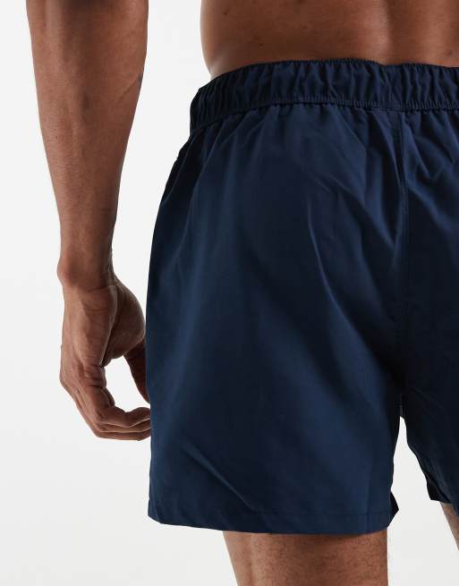 ASOS DESIGN - Pantaloncini da bagno blu navy corti, 3 di 5