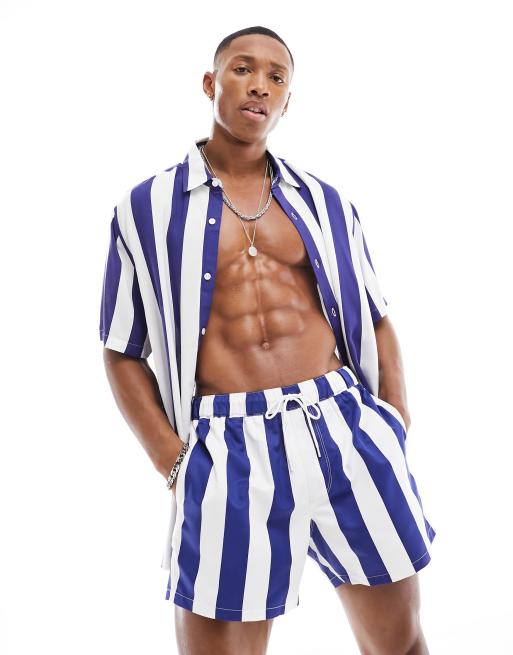 Pantaloncini store a righe