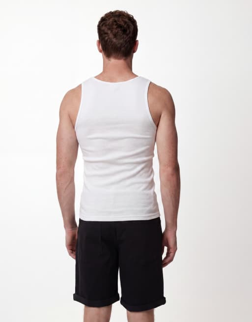 ASOS DESIGN - Pantaloncini di jeans slim elasticizzati lunghezza normale neri, 3 di 5