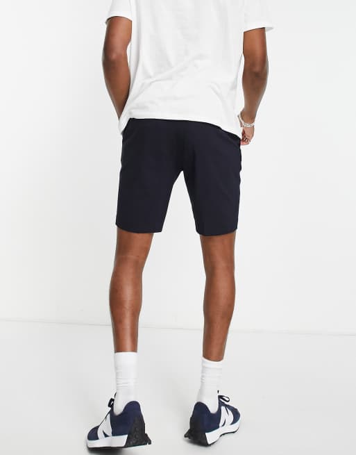ASOS DESIGN - Pantaloncini eleganti slim blu navy, 3 di 4