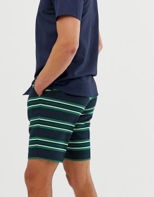 pantaloncini adidas con righe orizzontali