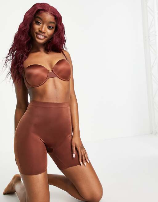 Asos Donna Abbigliamento Intimo Intimo modellante Pantaloncini modellanti marroni 