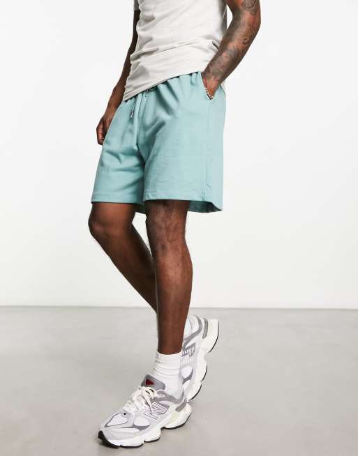ASOS DESIGN - Pantaloncini oversize in jersey, colore blu