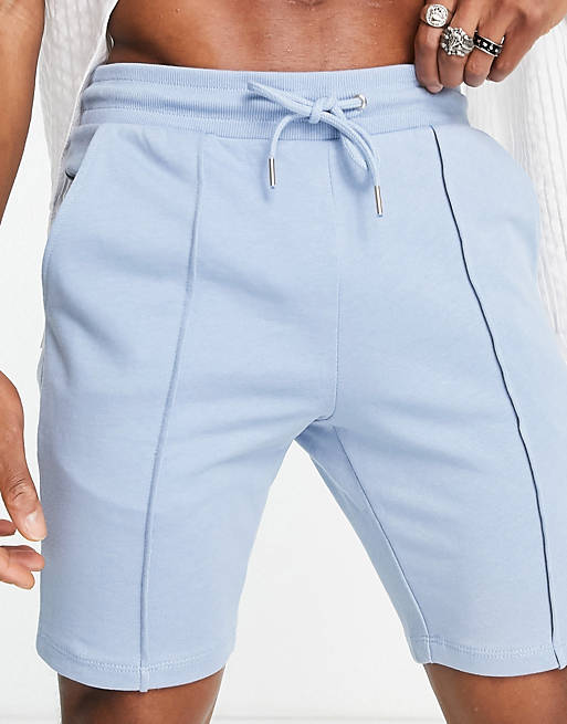 Pantaloncini skinny in jersey pastello Asos Uomo Abbigliamento Pantaloni e jeans Shorts Pantaloncini 
