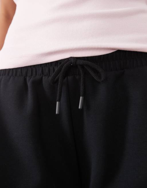ASOS DESIGN - Pantaloncini sportivi in interlock neri, 5 di 5