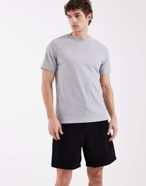 ASOS DESIGN - Pantaloncini taglio lungo in velluto a coste neri