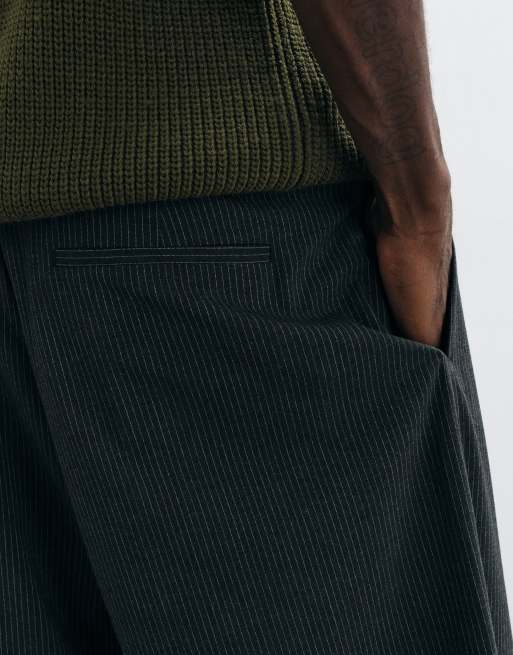 ASOS DESIGN pantalones barrel de sastre en antracita, 5 de 5