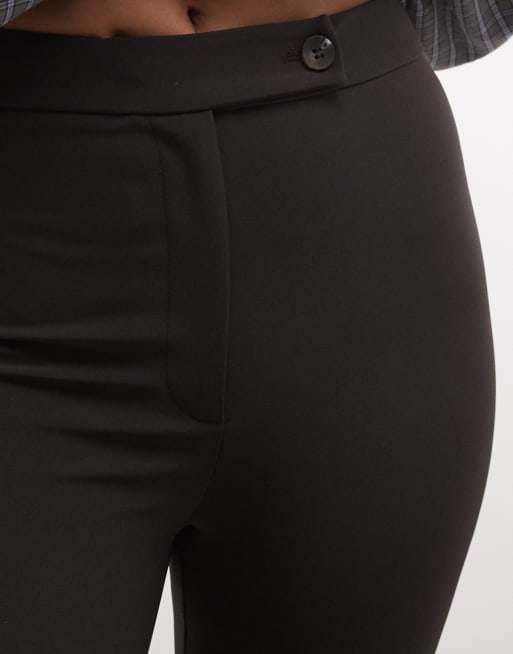 ASOS DESIGN pantalones capri de talle alto de sastre, 4 de 5
