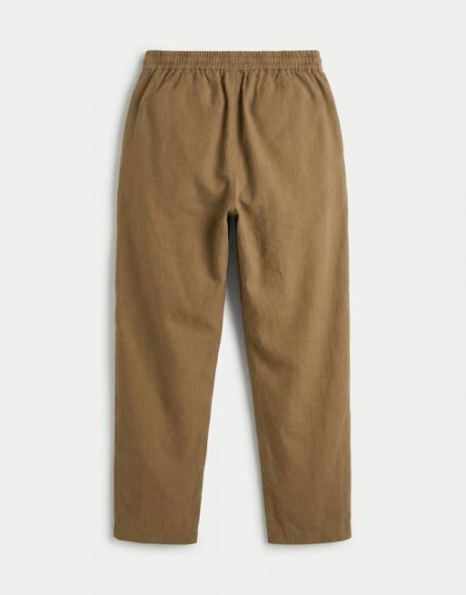 ASOS DESIGN - Pantalones caquis de corte tapered holgado (parte de un conjunto), 7 de 7