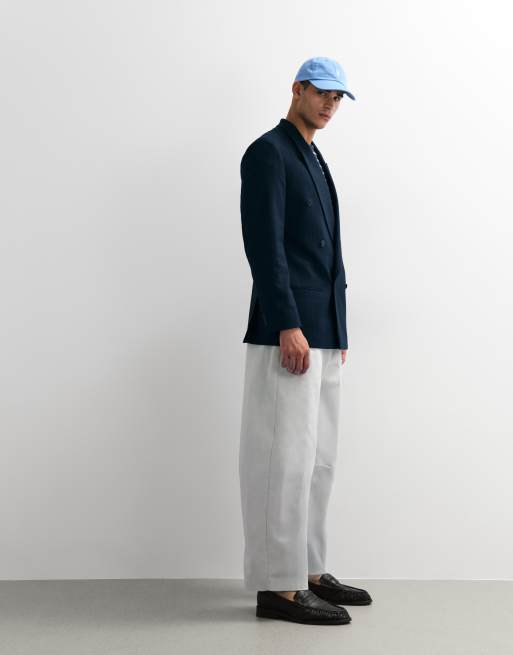 ASOS DESIGN - pantalones de pernera barrel de algodón 100 % en crudo y tejido grueso, 5 de 5