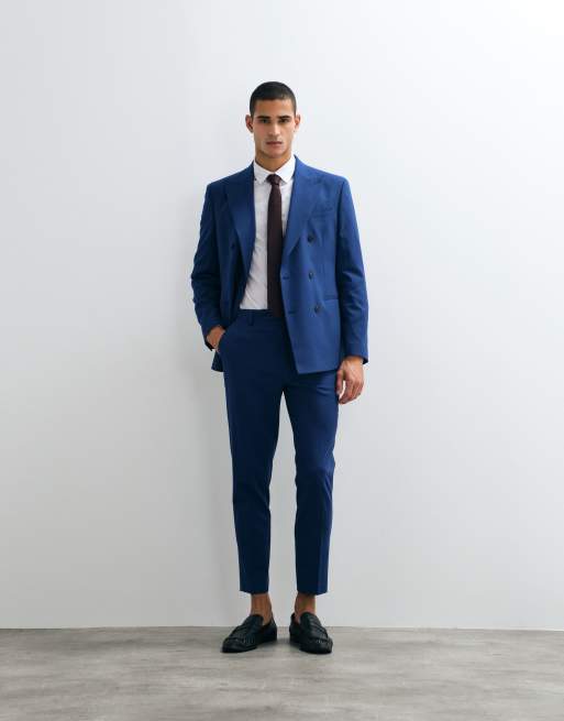 ASOS DESIGN - Traje azul de corte tapered, 2 de 3