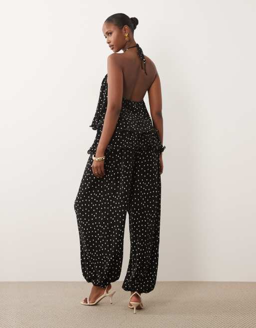 ASOS DESIGN - Pantalones plisados de corte bombacho con falda superpuesta, 5 de 5