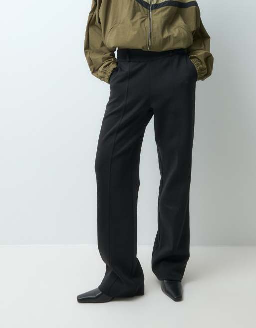 ASOS DESIGN pantaloni a gamba dritta neri, 4 di 5