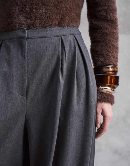 ASOS DESIGN - Pantaloni a palloncino color antracite con fondo elasticizzato, 4 di 5