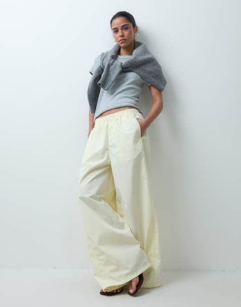 ASOS DESIGN - Pantaloni a palloncino color latticello - view 1