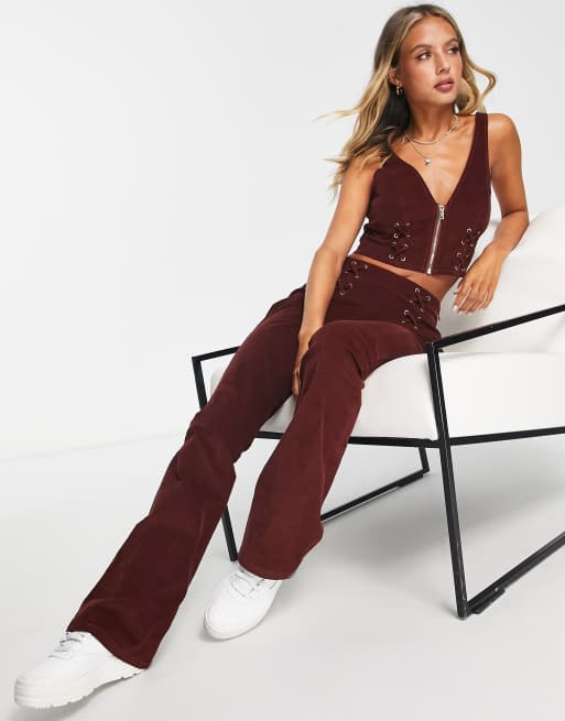 Asos pantaloni outlet a zampa