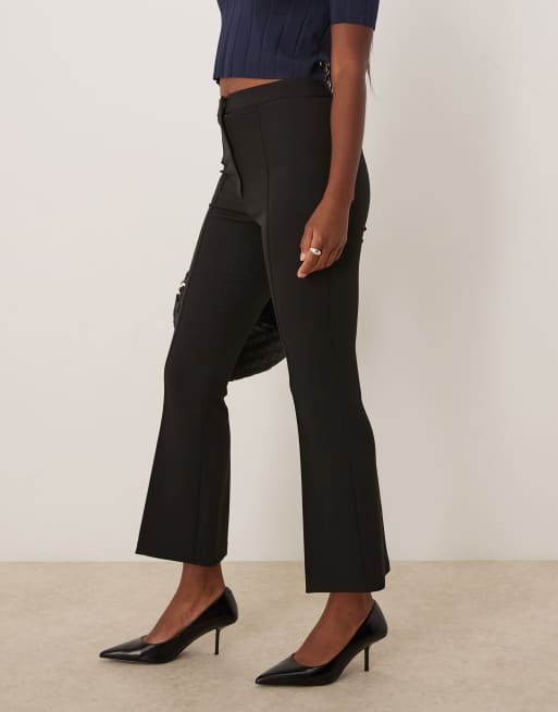 Asos Design Pantaloni Neri Cropped ASOS DESIGN Pantaloni