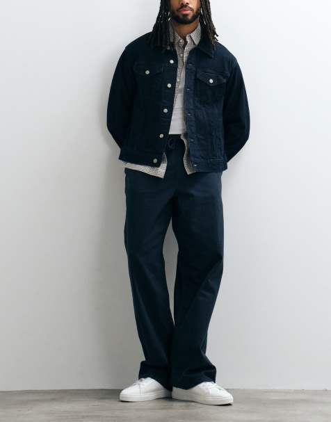 ASOS DESIGN - Pantaloni ampi blu navy - view 1