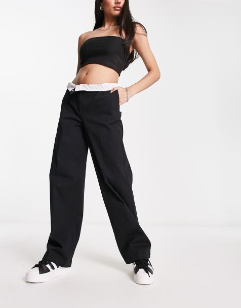 ASOS DESIGN - Pantaloni boyfriend comodi neri - view 1