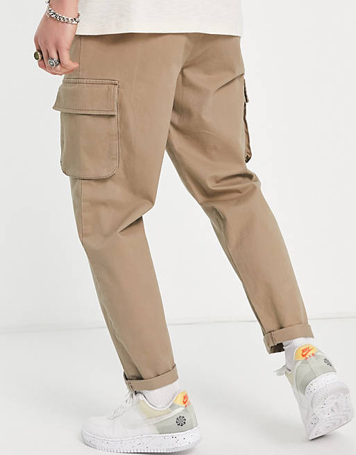 Pantaloni cargo color pietra Unisex Asos Abbigliamento Pantaloni e jeans Pantaloni Pantaloni cargo 
