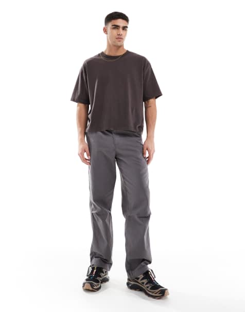 ASOS DESIGN - Pantaloni cargo larghi color antracite - view 1