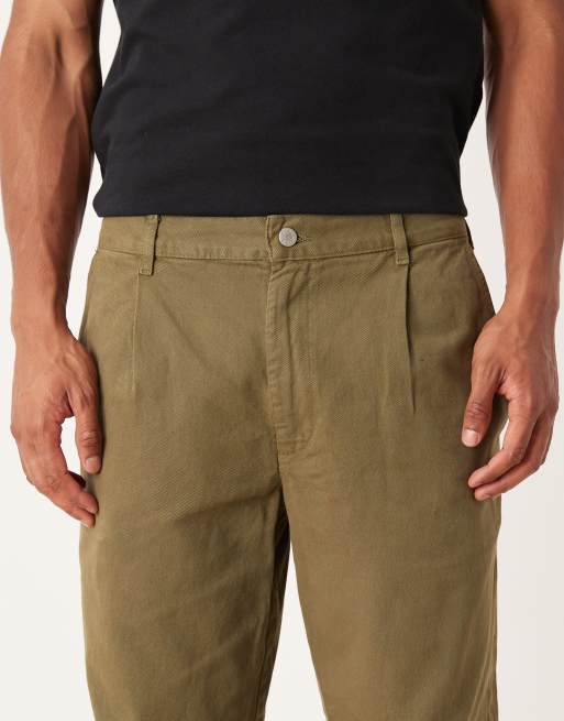ASOS DESIGN - Pantaloni comodi affusolati kaki, 4 di 5