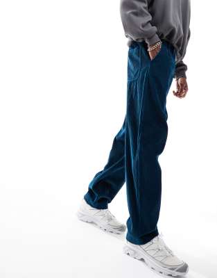 Pantaloni da donna al polpaccio con ricamo floreale a gamba larga